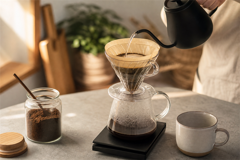 How to Brew Better Pour-Over Coffee at Home: A Beginner’s Step-by-Step Guide