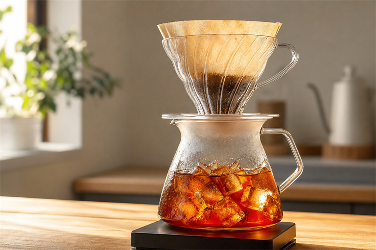 Japanese Flash-Brew Iced Pour-Over: Hot-to-Ice Ratio Guide