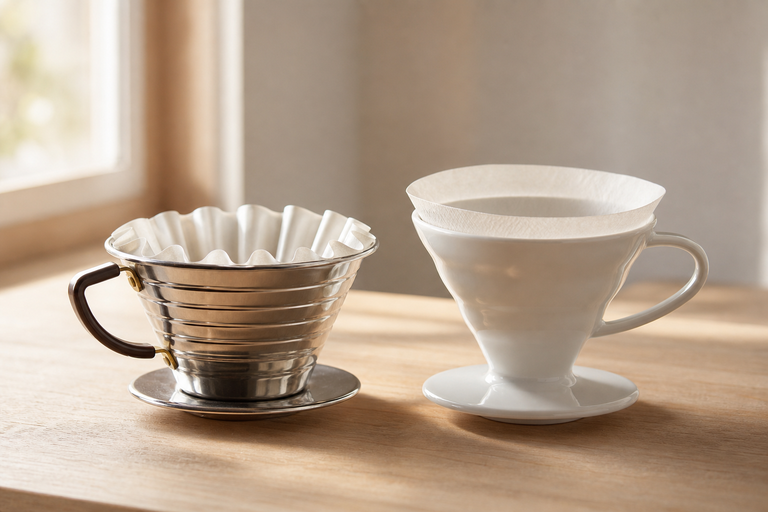Kalita Wave vs V60 for Beginners: Which Dripper Forgives Mistakes?