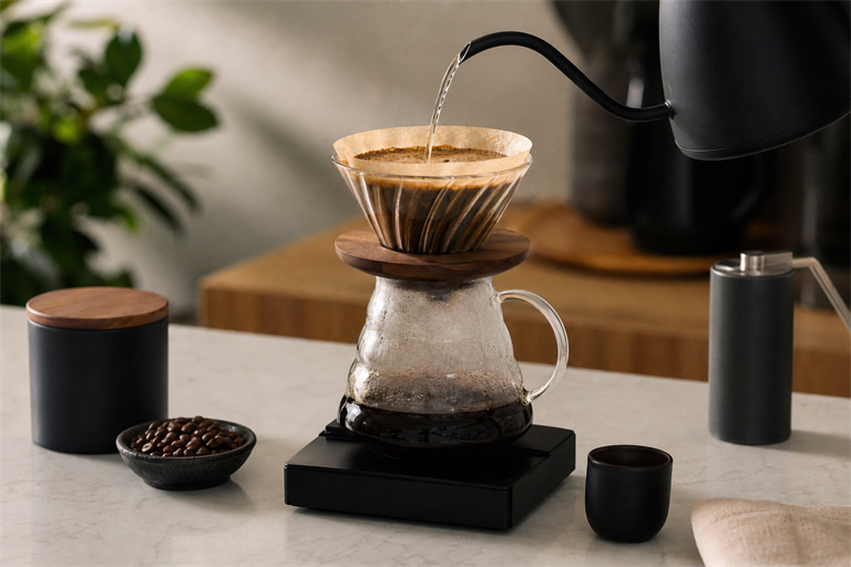 Pour-Over Recipe for Medium Roast: Adjusting From a Light Roast Dial-In