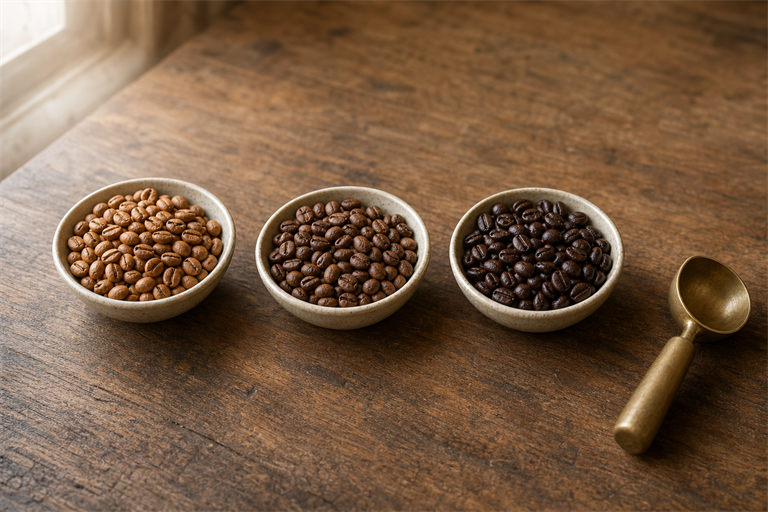Light vs Medium vs Dark Roast: What Actually Changes in the Bean