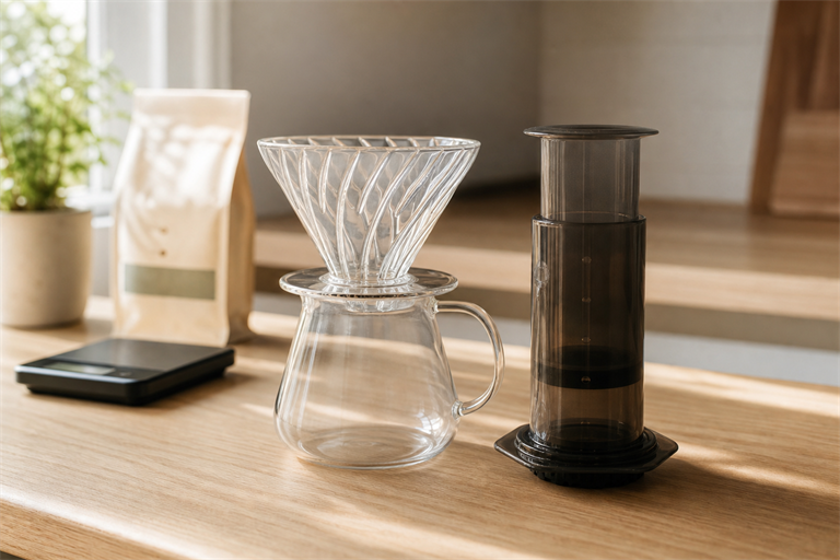 V60 vs AeroPress: Which Should You Buy First in 2026?